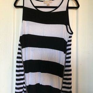 Michael Kors Striped Tank top(WORN ONCE)